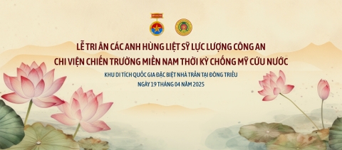 Lễ tri ân các anh hùng liệt sĩ lực lượng công an chi viện chiến trường miền Nam