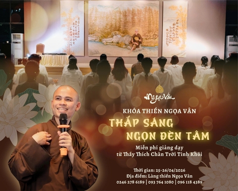 KHÓA THIỀN NGỌA VÂN - THẮP SÁNG NGỌN ĐÈN TÂM