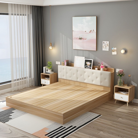 Giường Ngủ Gỗ MDF Thiết Kế Sang Trọng, Hiện Đại