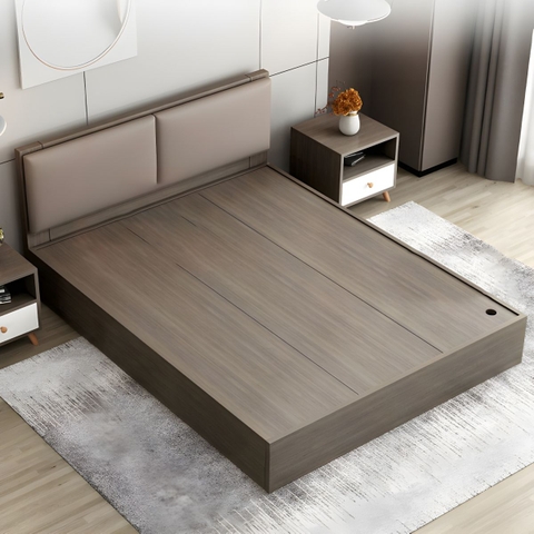 Giường Ngủ Gỗ MDF Hiện Đại Có Tựa Sofa Mã CN3