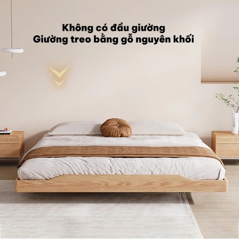 Giường Ngủ Gỗ Tự Nhiên Phong Cách Tối Giản Hiện Đại
