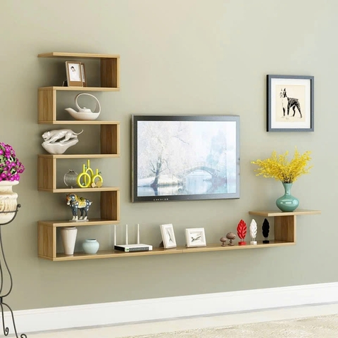 Kệ Tivi Treo Tường Phong Cách Hiện Đại