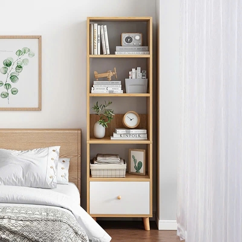 Kệ Gộ Sách Đứng Nhiều Tầng