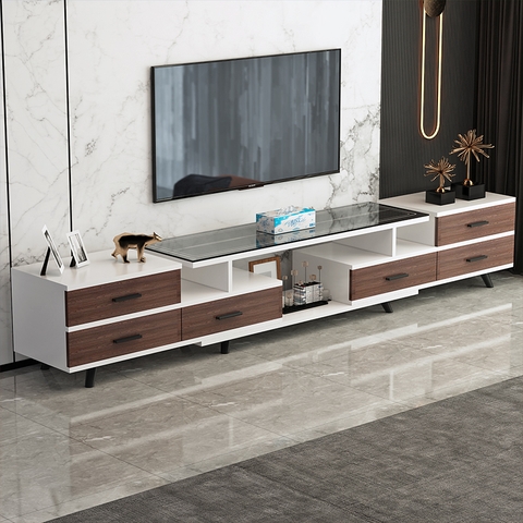 Kệ tivi trang trí phòng khách phong cách bắc âu KTV02