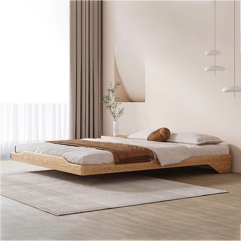 Giường Ngủ Gỗ Tự Nhiên Phong Cách Tối Giản Hiện Đại