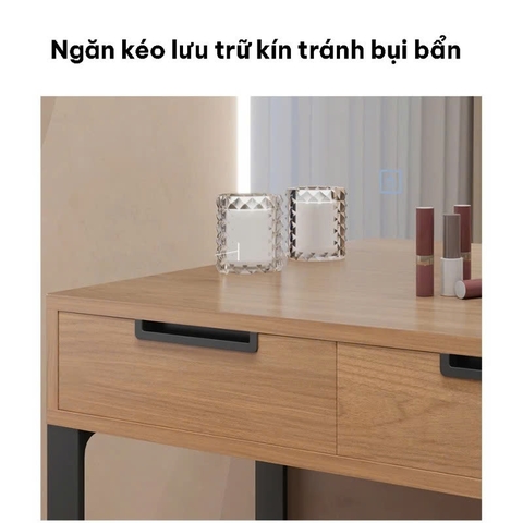 Bàn Trang Điểm Gỗ Hiện Đại Tích Hợp Gương