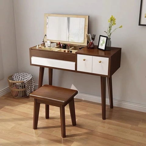 Bàn Trang Điểm Gương Gập Hiện Đại