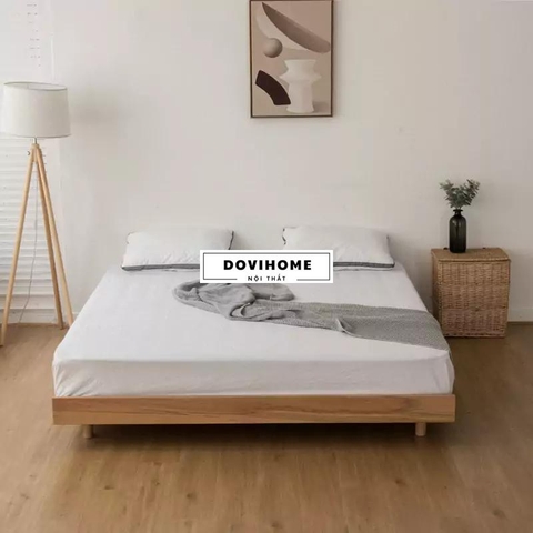 Giường Ngủ Tự Nhiên Phong Cách Indochine M53