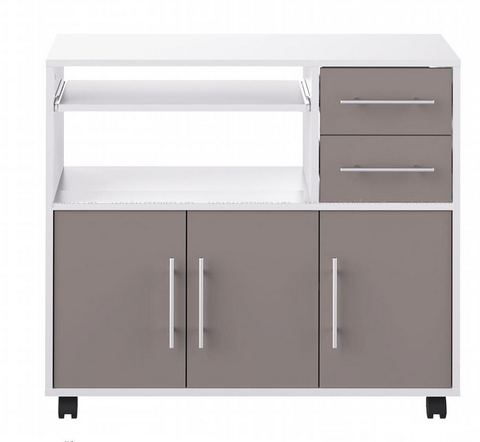 Tủ Đựng Đồ Nhà Bếp Đa Năng 3 Cửa 2 Ngăn Kéo