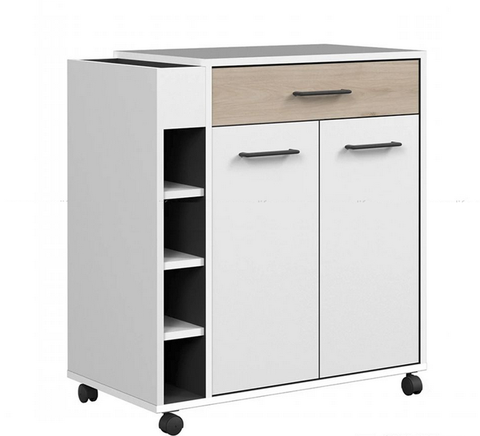 Tủ Bếp Đa Năng Hiện Đại Có Bánh Xe Di Chuyển