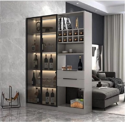 Tủ Rượu Trang Trí Cao Cấp Phong Cách Hiện Đại