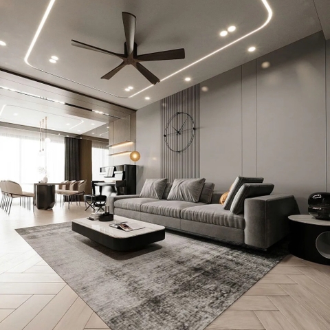 Phòng Khách Hiện Đại Đẳng Cấp