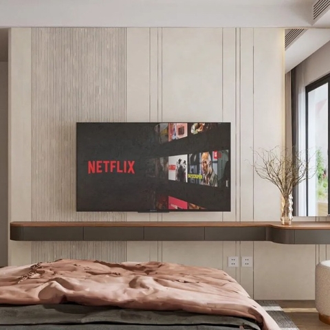 Nội thất phòng ngủ nhà mặt đất đơn giản