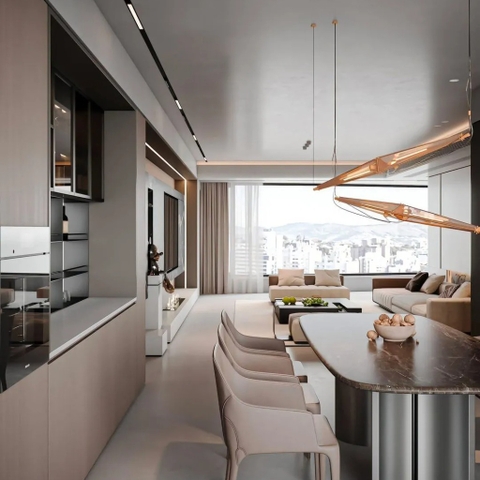 Combo nội thất phòng bếp phong cách Minimalist