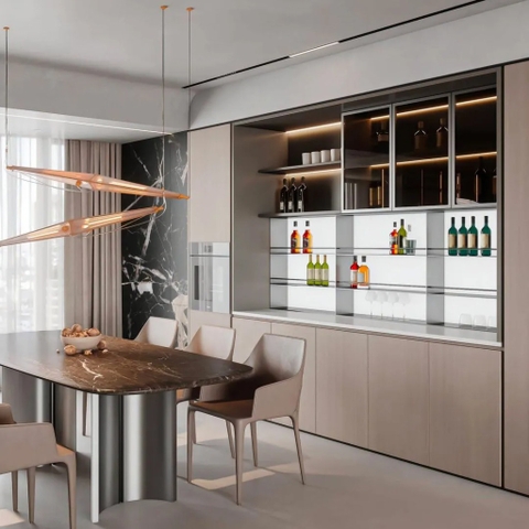 Combo nội thất phòng bếp phong cách Minimalist