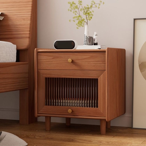 Tủ Để Đầu Giường Gỗ Tự Nhiên Decor Phòng Ngủ Đẹp