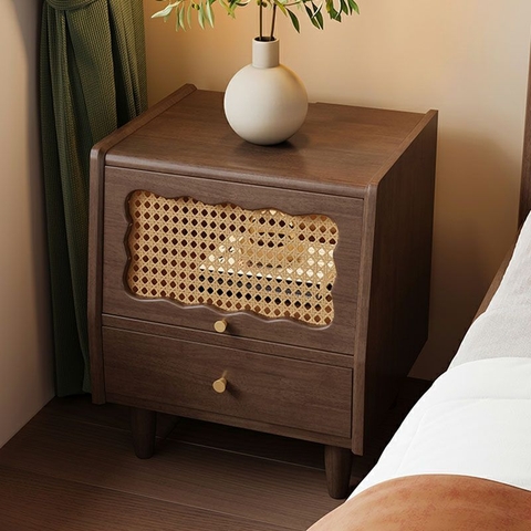 Tủ Đầu Giường Gỗ Cao Cấp Phong Cách Hiện Đại Tối Giản