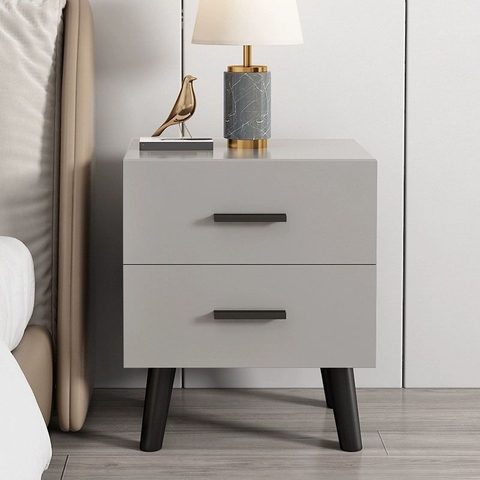 Tủ Đầu Giường Hiện Đại 2 Ngăn Kéo - Phong Cách Tối Giản