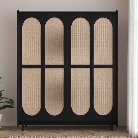 Tủ Quần Áo 4 Cánh Mây Sang Trọng Đẳng Cấp