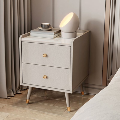 Tủ Đầu Giường Mặt Đá, Bọc Da Sang Trọng Cao Cấp