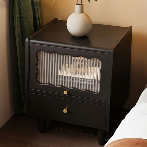 Tủ Đầu Giường Gỗ Cao Cấp Phong Cách Hiện Đại Tối Giản