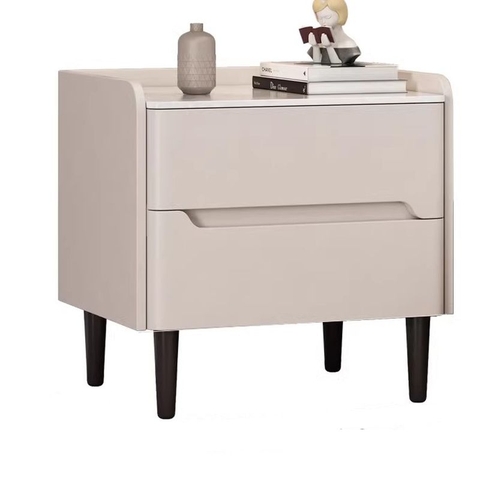 Tủ Đầu Giường 2 Ngăn Kéo Gỗ MDF Cao Cấp Thiết Kế Thanh Lịch 