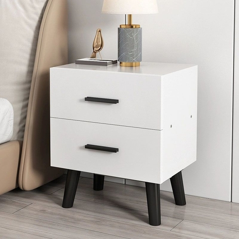 Tủ Đầu Giường Hiện Đại 2 Ngăn Kéo - Phong Cách Tối Giản