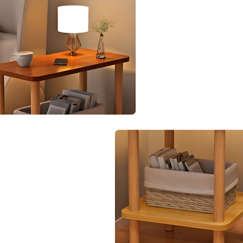 Kệ Đầu Giường Hiện Đại 2 Tầng - Phong Cách Tối Giản