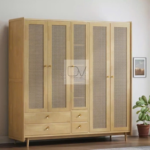 Tủ Quần Áo Gỗ Tự Nhiên T163