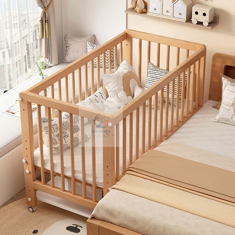 Nôi Cũi Chilux Gỗ Tự Nhiên Giá Rẻ NC01