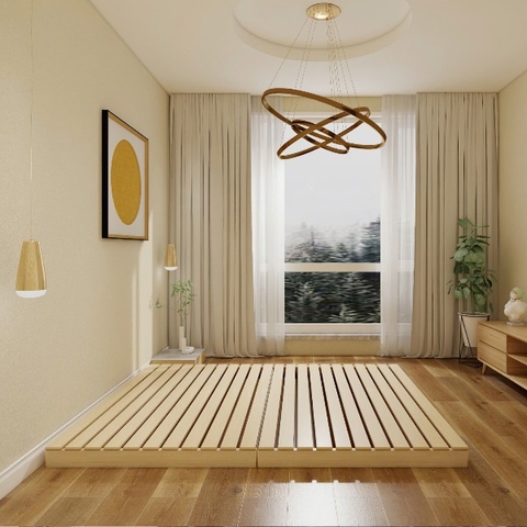 Giường Ngủ Phong Cách Nhật Tối Giản DV09