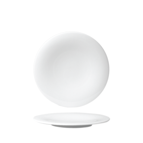 Đĩa sứ Baralee Simple Plus Flat curve plate 21 cm