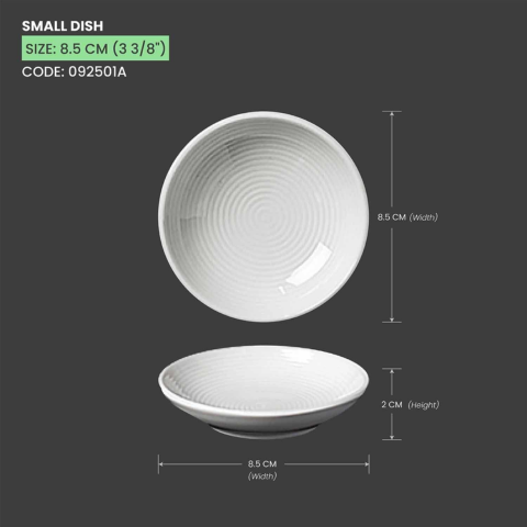 Đĩa sứ Baralee Wish Small Dish 8.5cm