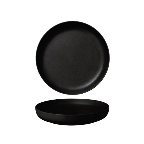 Đĩa sứ Baralee FINE PLUS Deep Coupe Plate 21.5cm Black Sand