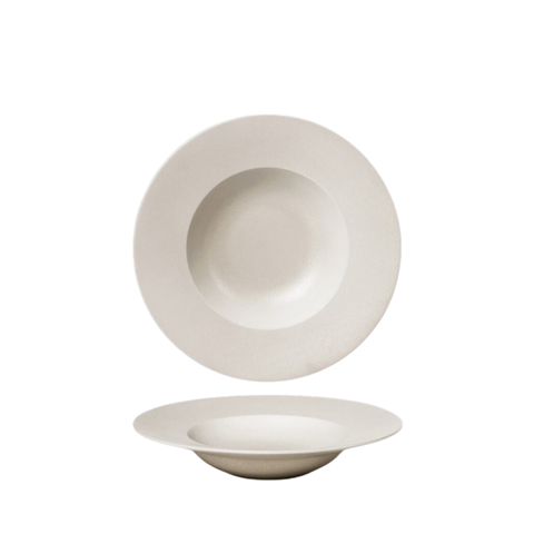 Đĩa sứ Baralee FINE PLUS Deep Plate 23cm Light Grey Sand