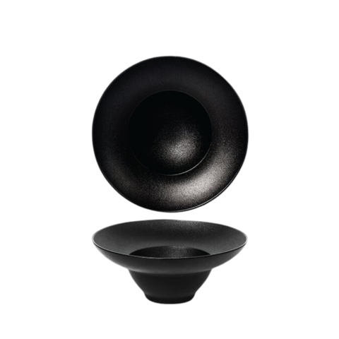 Bát/chén sứ Baralee FINE PLUS Elite Deep Bowl 24cm Wide Arch Rim Black Sand