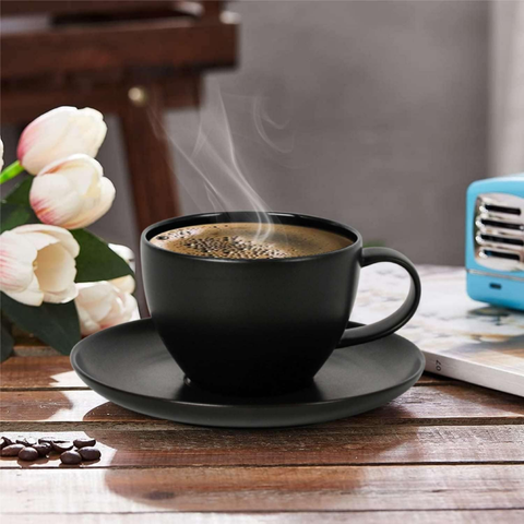 Ly sứ Baralee FINE PLUS Coupe Cup 250ml Black Sand