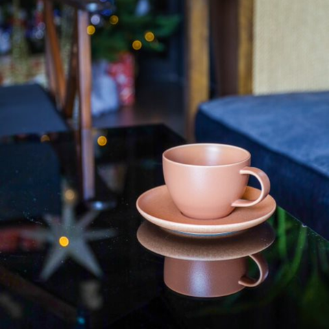 Đĩa sứ Baralee FINE PLUS Coupe Saucer 15cm Teracotta Sand