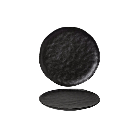 101022-L030 - Đĩa sứ Baralee ORNA Black Coupe Plate 22 cm (8 5/8