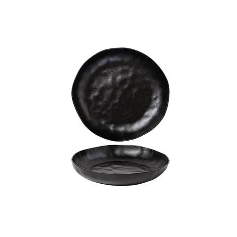 101034-L030 - Đĩa sứ Baralee ORNA Black Deep Coupe Plate 21 cm (8 1/4