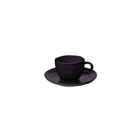 101301-L030 - Đĩa sứ Baralee ORNA Black Saucer 12 cm (4 3/4)