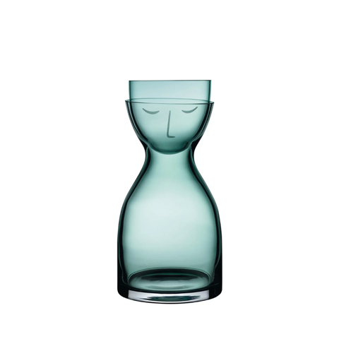 Set Bình và ly phale không chì Nude Mr. & Mrs. Night Set màu xanh 850ml & 250ml