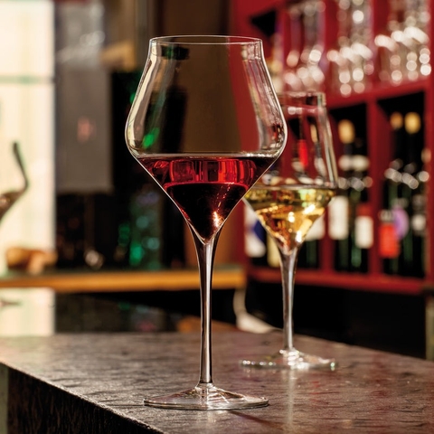 Ly phale không chì Luigi Bormioli Stemw.Supremo Burgundy 650ml