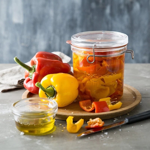 Hũ thủy tinh Luigi Bormioli Lock Eat Terr Tap 900ml