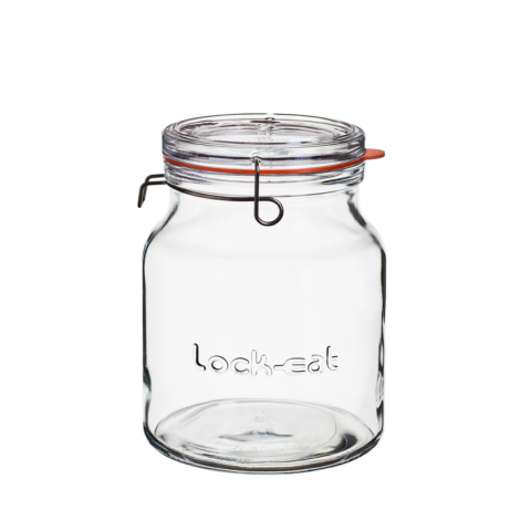 Hũ thủy tinh Luigi Bormioli Lock Eat Handy Jar C/Tappo 2150ml