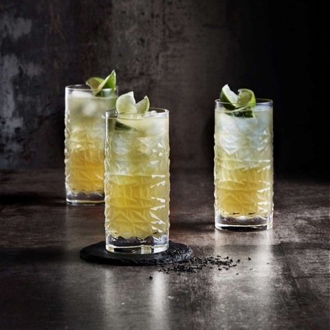 Ly phale không chì Luigi Bormioli Tumbl. Mixology Textures Hi-Ba 480ml