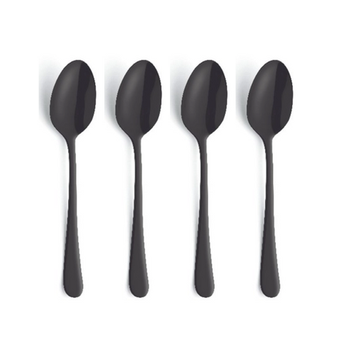 Set 4 Thìa inox Amefa Austin Pvd Black Table Spoon