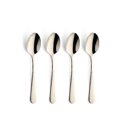 Set 4 Thìa inox Amefa Austin Pvd Champagne Dessert Spoon