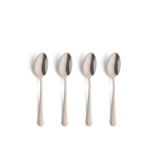 Set 4 Thìa inox Amefa Austin Pvd Champagne Medium Teaspoon