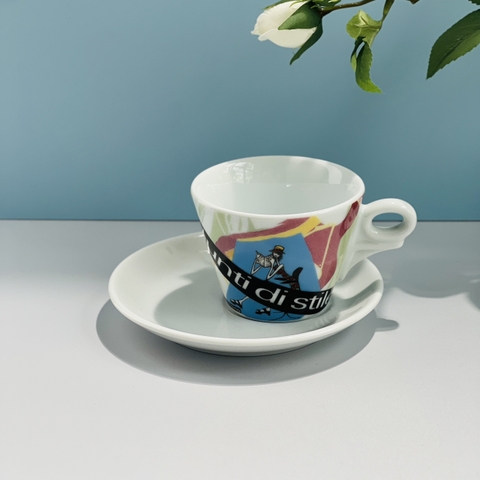 Bộ Ly sứ Ancap Cappuccino Passerella Italiana Sogg.2, 180ml